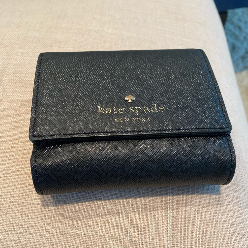 Kate Spade Trifold black Wallet